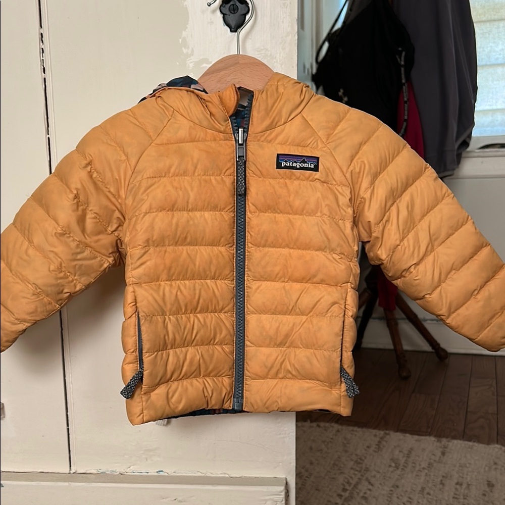 Patagonia Mustard Yellow Puffer Jacket